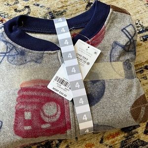 Carter's Toddler Boys Long Sleeve Footed One Piece Pajama